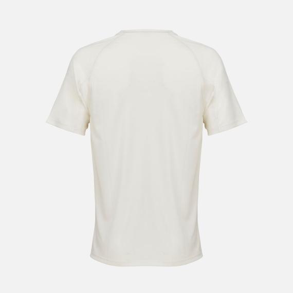 Футболка спортивная унисекс Vortex, молочно-белая, размер S