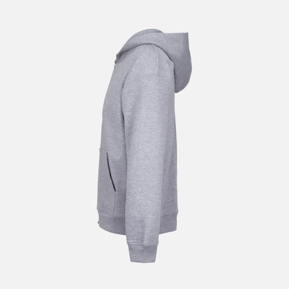 Толстовка унисекс на молнии Jelo, серый меланж, размер XXL