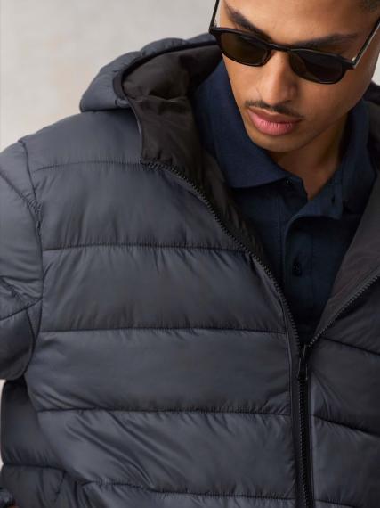 Куртка-парка унисекс Reverse, черная, размер XS