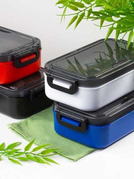 Ланчбокс Pranzo, красный с черным