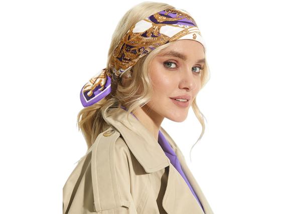 Платок «Пасхальное яйцо-часы Петушок»