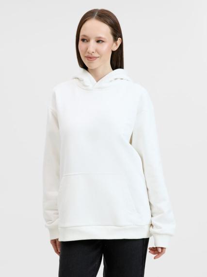 Худи унисекс оверсайз Songo, молочно-белое, размер M/L