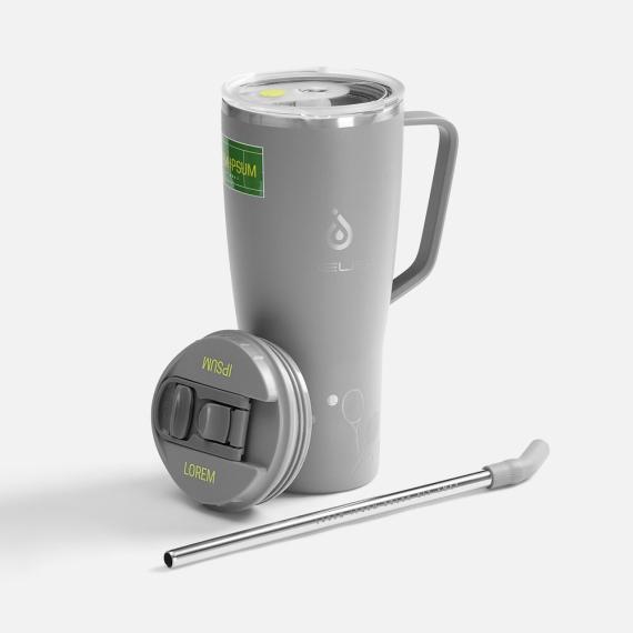 Термостакан Kasumigaoka, серый