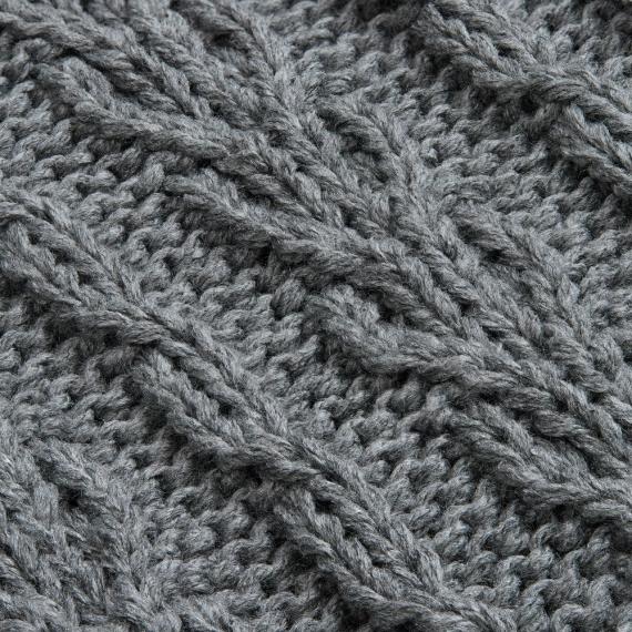 Плед Eloisa, серый меланж