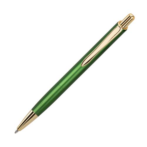 Шариковая ручка Cardin, зеленая/золото