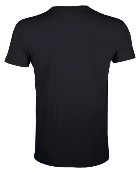Футболка мужская приталенная Regent Fit 150 черная, размер XS