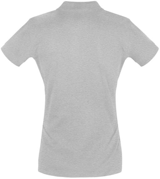 Рубашка поло женская Perfect Women 180 серый меланж, размер L
