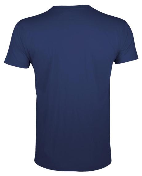 Футболка мужская приталенная Regent Fit 150 темно-синяя, размер XS
